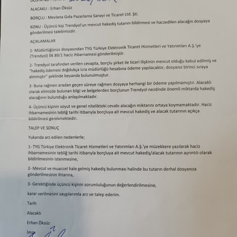 Trendyol, 650.000 TL’lik Hakedişlerin Ödenmemesi Ve İcra Sürecini İhmal Ediyor