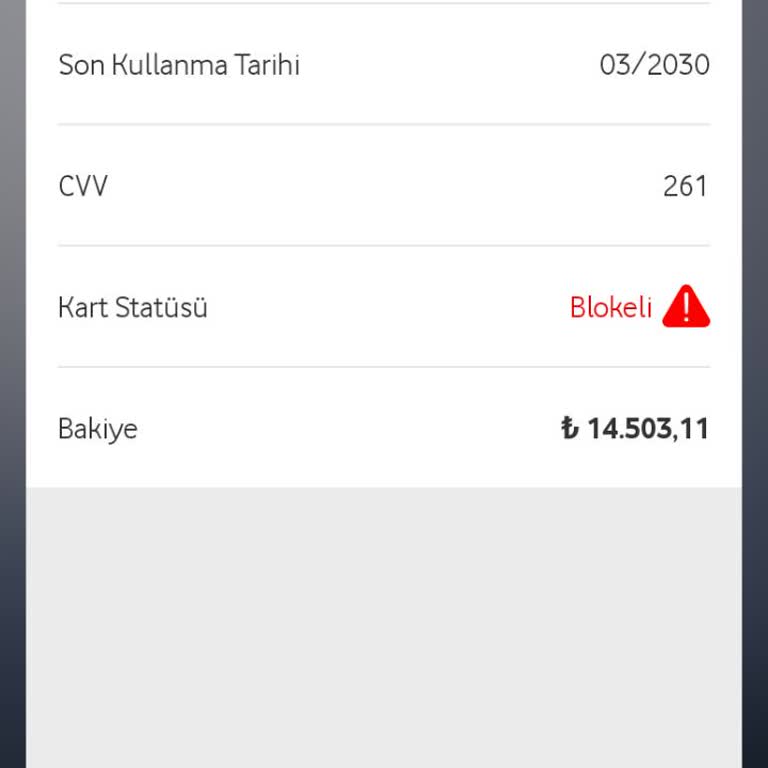 Vodafone Pay Kartım Bloke Oldu, Kira Ödemesi İçin Acil Çözüm Bekliyorum