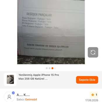 Hepsiburada'dan Alınan İphone 15 Pro Max İçin İade Sonrası Fiyat Farkı Ve Müşteri Hizmetleri İhmali