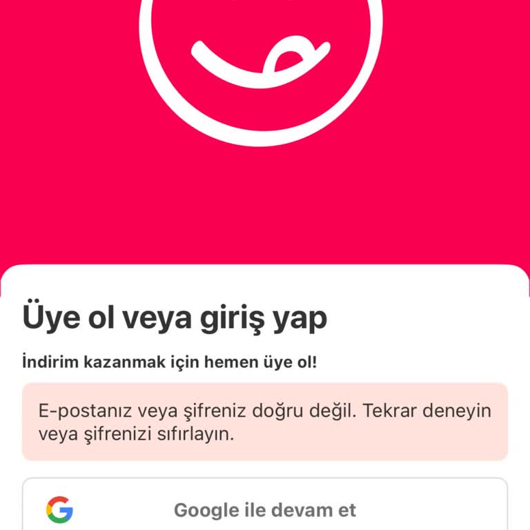 Yemeksepeti Üyelik Oluşturulamıyor Ve Bir Şeyler Ters Gitti Hatası Veriyor