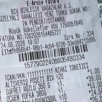 BİM'den Aldığım Yufkada Kıl Çıktı