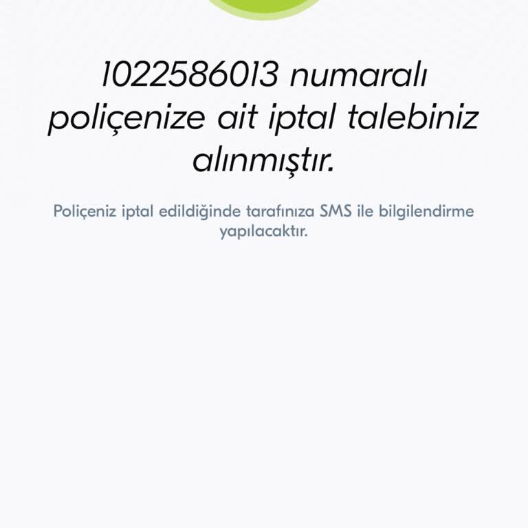 Hayat Sigortası İptal Başvurularının İşleme Alınmaması