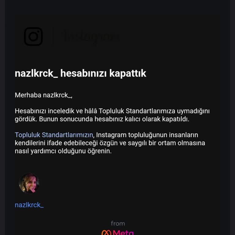 Instagram Hesabım Nedeni Açıklanmayan Bir Şekilde Tekrar Kapatıldı