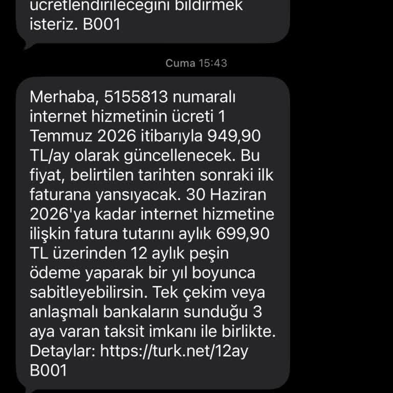 Fiber Nakil Sürecindeki Kabus Ve Fahiş Fatura Artışı