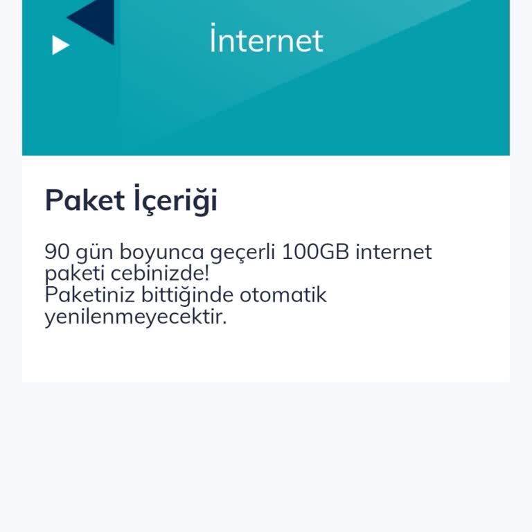 Ek 100 GB Paketi Kullanım Önceliği Yanıltıcı Ve Müşteri Hizmetleri Çözüm Sunmuyor