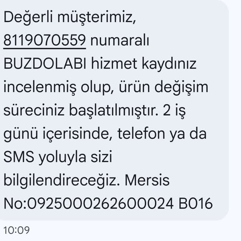 Vestel Buzdolabı Değişim Onayı Sonrası Bilgi Eksikliği