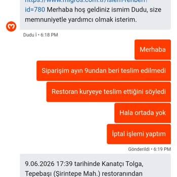 Teslim Edildi İşareti Hatalı, Sipariş Elime Ulaşmadı