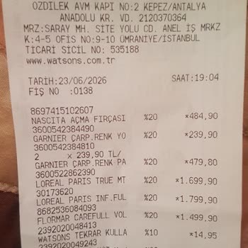 Watsons’ta Kusurlu Tarak ve Değişim Reddedilmesiyle Mağduriyet