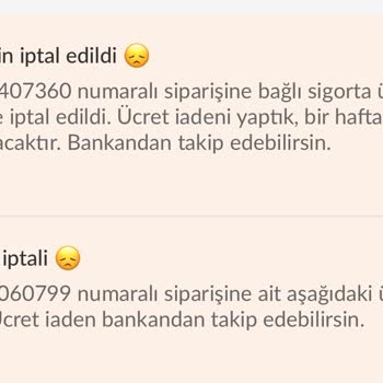 İzin Alınmadan Sipariş İptali Ve Garanti Şikayet Kaydı Engeli