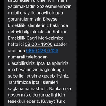 Kuveyt Türk Zeytinburnu Şubesinde Zorunlu BES Açılışı Ve 2000 TL İadesi Talebi