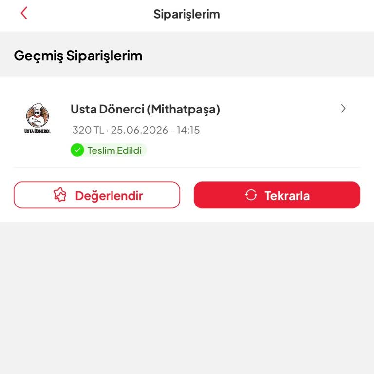 Tıkla Gelsin'de Yanlış Sipariş Teslimatı Ve İade Talebi