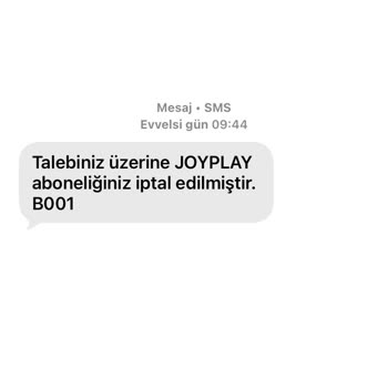 İzinsiz Joyplay Aboneliği Nedeniyle 279 TL Haksız Faturanın İadesi Talebi