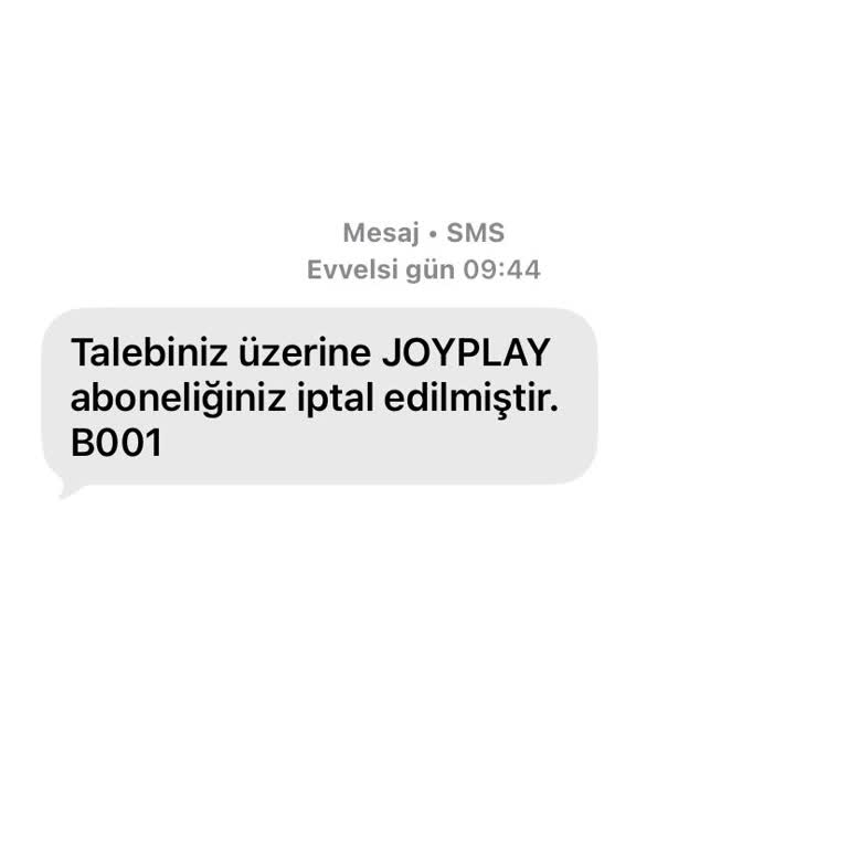 İzinsiz Joyplay Aboneliği Nedeniyle 279 TL Haksız Faturanın İadesi Talebi