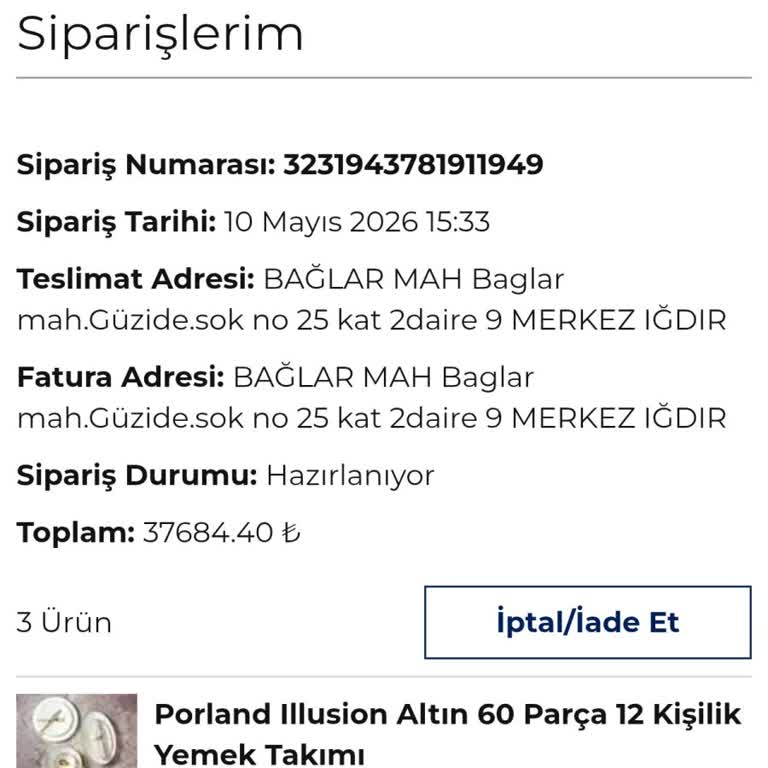 Teslimat Gecikmesi Ve İade Teklifi Karşısında Hızlı Gönderim Talebi