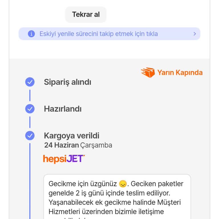 Hepsiburada’da Siparişim Teslim Edilmedi Ve Müşteri Hizmetlerinden Çözüm Bekliyorum