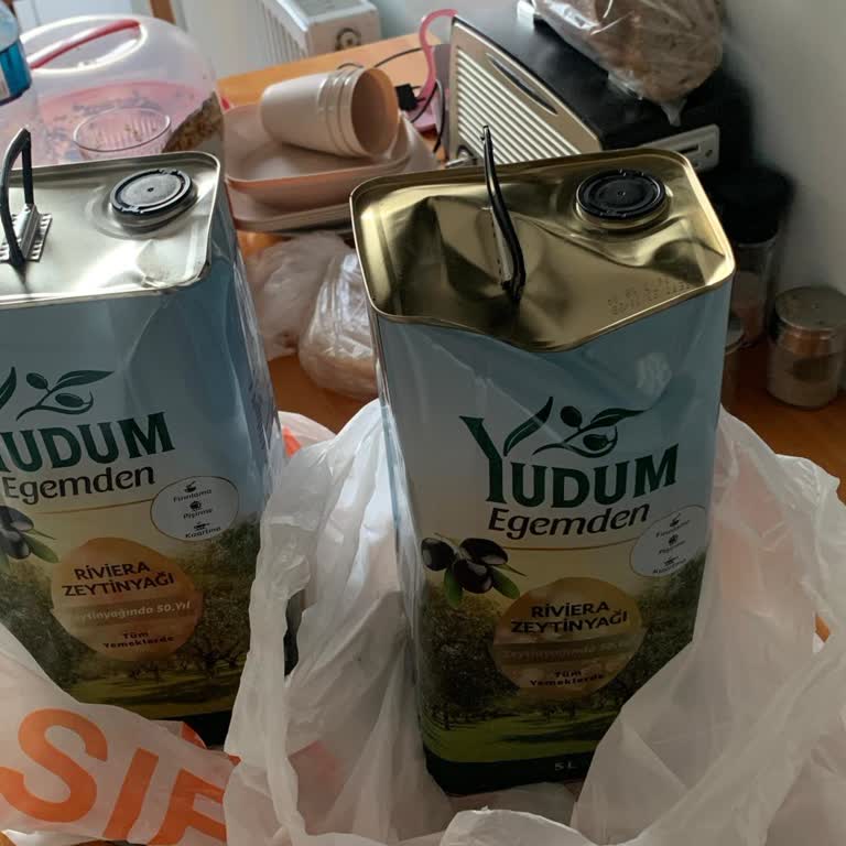 Hasarlı Gelen 5 Litre Yudum Riviera Zeytinyağı İçin Hemen Değişim Talebi