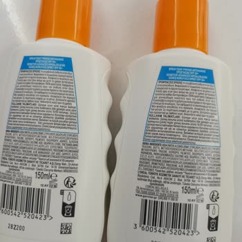 Amazon İlan Edilen 200ml Güneş Koruyucu 150ml Olarak Gönderildi