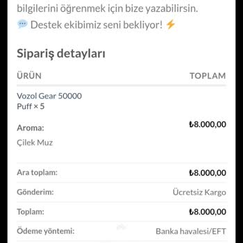 Vozolshoptr.com Havale Ödemesi Sonrası Kargo Takibi Ve Geri Dönüş Yok