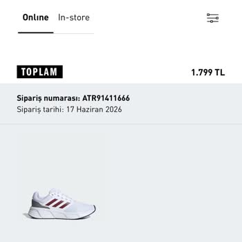 Adidas Hızlı Teslimat Sözü Aşılmış Ve Siparişim Beklemede