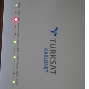 Modemde Kırmızı LOS Işığı Sürekli Yanıyor Ve İnternet Kesintisi Yaşıyorum