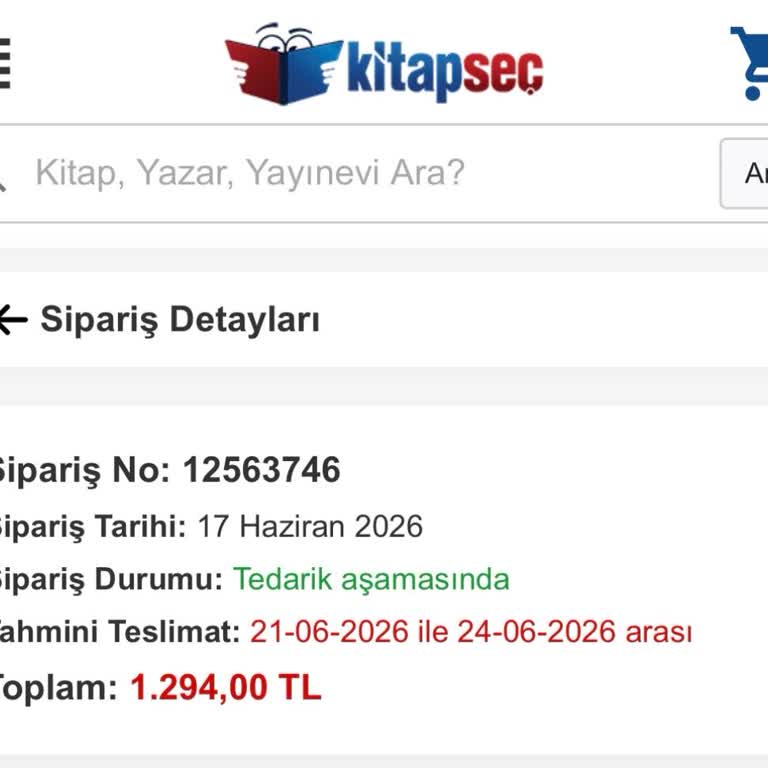 Kitap Seç KPSS Kitapları Teslimatı Gecikiyor Ve Müşteri Hizmetleri Yanıt Vermiyor