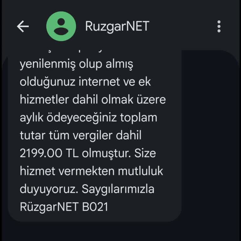 Rüzgarnet'te Aşırı Fiyat Artışı Ve İade Talebi