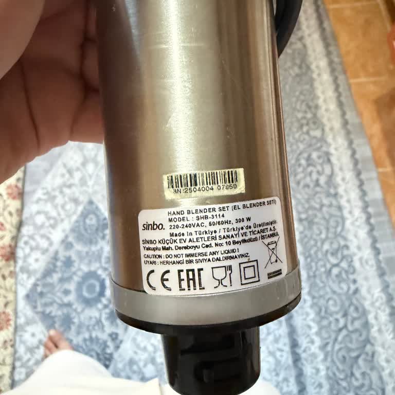 Sinbo Blender Sürekli Arızalanıyor Ve Yenisiyle Değiştirilmesini İstiyorum