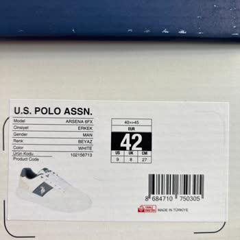 U. S. Polo Assn. Yeni Ayakkabının Dikiş Hatası Ve Mağazanın İade Reddine İtiraz