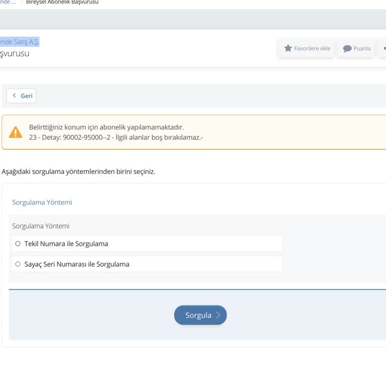 E-Devlet Üzerinden CK Boğaziçi Yeni Elektrik Aboneliği Açamama