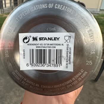 Amazon'dan Alınan Stanley Termosun Paslanması Ve Bebeğin Sağlığına Tehdit, Garanti Reddi