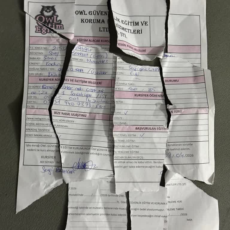 Owl Özel Güvenlik Zorla İmzalattırılan Senet ve Cayma Hakkı İhlali