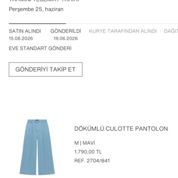Zara Siparişimin Büyük Paketi Kayıp Ve Müşteri Hizmetleri Çözüm Bulamıyor