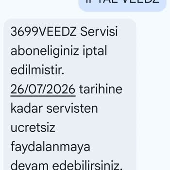 Veedz-tr.com Aboneliği İptal Edildiği Halde 279 TL Ücret Talebi