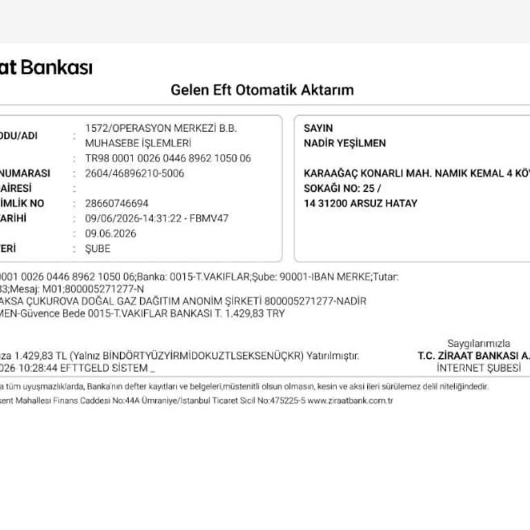 Aksa Doğalgaz’da Teminat Bedelinin Güncel Değere Göre İadesi Talebi