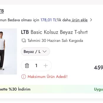 Boyner Online’da Ürün Fiyatı Ve Sepet Fiyatı Arasındaki Tutarsızlık