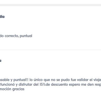 BlaBlaCar no aplicó bonificación del 15% por fallo de app, exijo reembolso