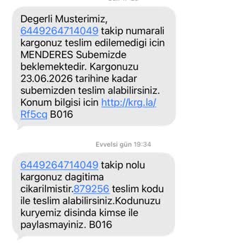 Aras Kargo Geciken Teslimat Ve Şube Personelinin Umursamaz Tutumu