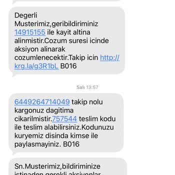Aras Kargo Geciken Teslimat Ve Şube Personelinin Umursamaz Tutumu