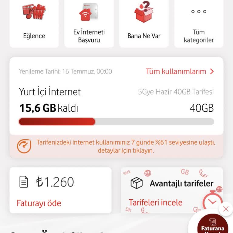 40 GB Tarifi 15 Günde Bitiyor: Hızlı Veri Tüketimi Ve Ek Paket Zorunluluğu