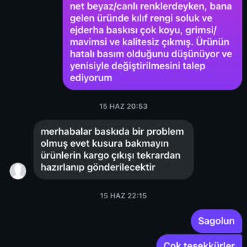 Baskı Hatalı Kılıflar Ve Engellenen İletişim