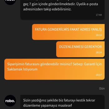Faturanın Şirket Adına Düzeltilmemesi Nedeniyle Trendyol Ve Satıcıya Şikayet