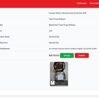 Suya Dayanıklı Olduğu Söylenen Huawei Saatin Garanti Dışı Onarım Ücretine Şaşkınlık