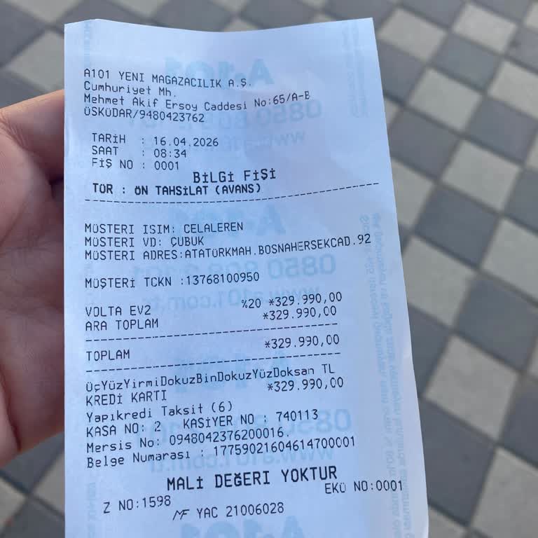 Volta Ev2 Araç Tesliminde Gecikme Ve Yazılı Bilgilendirme Talebi
