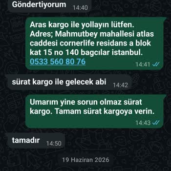 Avrasya Arıcılık'tan Teslim Edilemeyen Kargo Ve Sürekli Gecikme Şikayeti