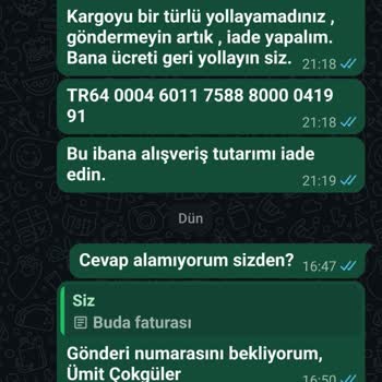 Avrasya Arıcılık'tan Teslim Edilemeyen Kargo Ve Sürekli Gecikme Şikayeti