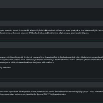 Gamermarkt’ta 1 Hafta Garanti Ve Hesap Geri Alınması Sonrası 50 Bin Tl Envanter Kaybı