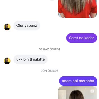 İstediğim Saç Rengi Verilmedi Ve Hizmet Kalitesi Çok Kötü