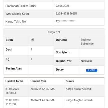 Sürat Kargo’da Teslim Edilmemiş Kargo Ve Bilgi Eksikliği Nedeniyle Tam İade Talebi