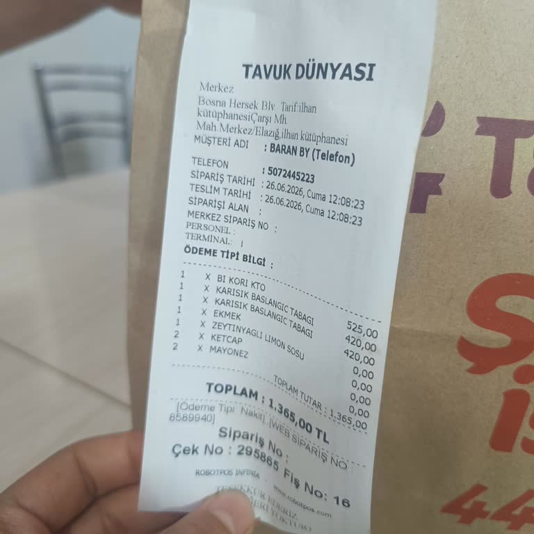 Menüdeki Fiyatlarla Fişteki Ücretler Arasındaki Aşırı Fark Ve Müşteri Hizmetlerine Erişilememesi