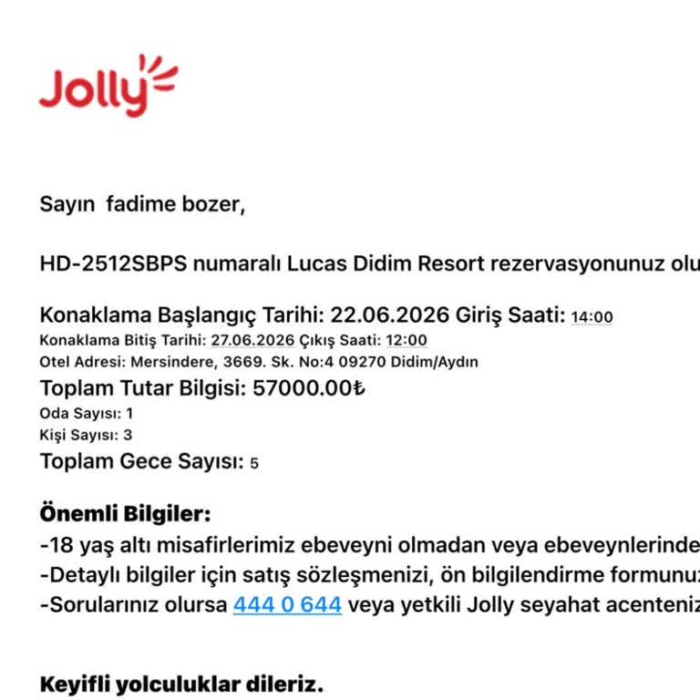 Jolly Tur Erken Rezervasyon Fiyatı Üzerinde 13.000 TL Farkı